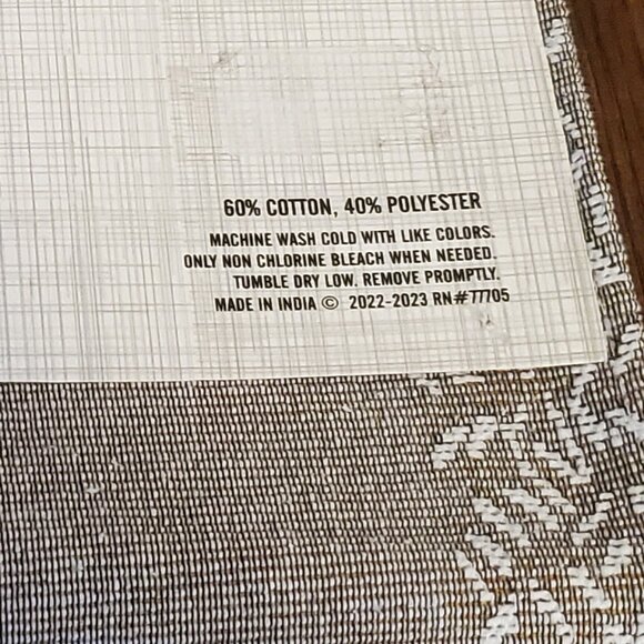 NWT "Blessed Grateful Family" 13x72 Kitchen & Table Runner - Picture 3 of 4